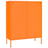vidaXL Ladekast 80x35x101,5 cm staal olijfgroen