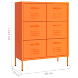 vidaXL Ladekast 80x35x101,5 cm staal olijfgroen