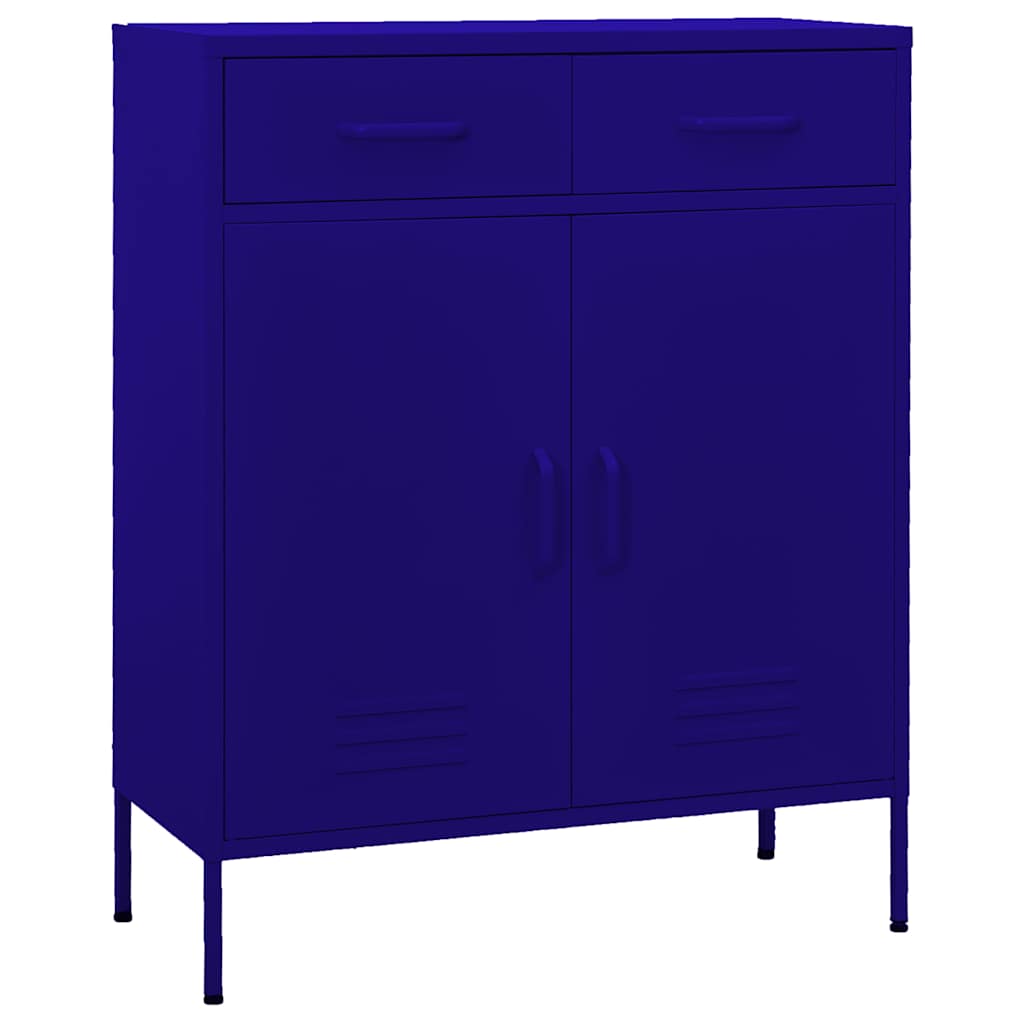 vidaXL Opbergkast 80x35x101,5 cm staal olijfgroen