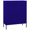 vidaXL Opbergkast 80x35x101,5 cm staal olijfgroen