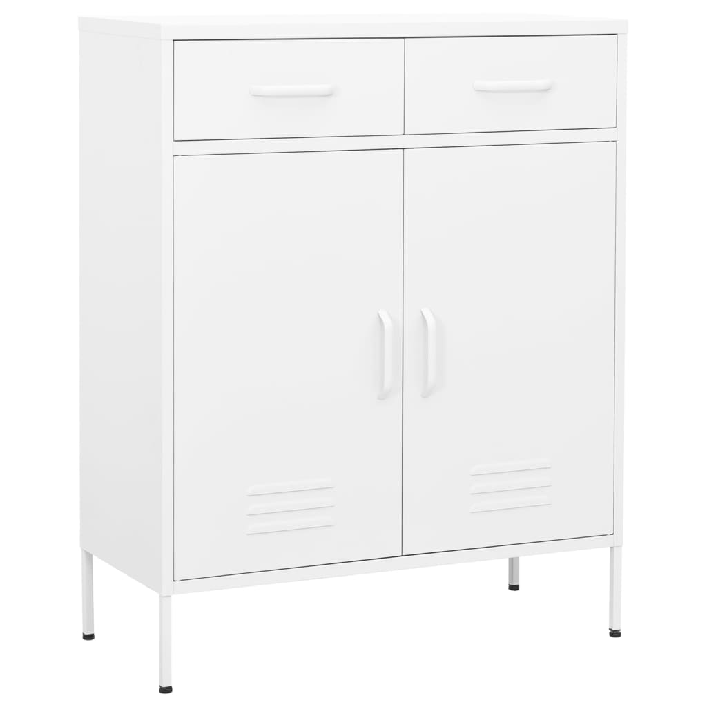vidaXL Opbergkast 80x35x101,5 cm staal olijfgroen