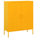 vidaXL Opbergkast 80x35x101,5 cm staal olijfgroen