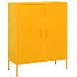 vidaXL Opbergkast 80x35x101,5 cm staal olijfgroen