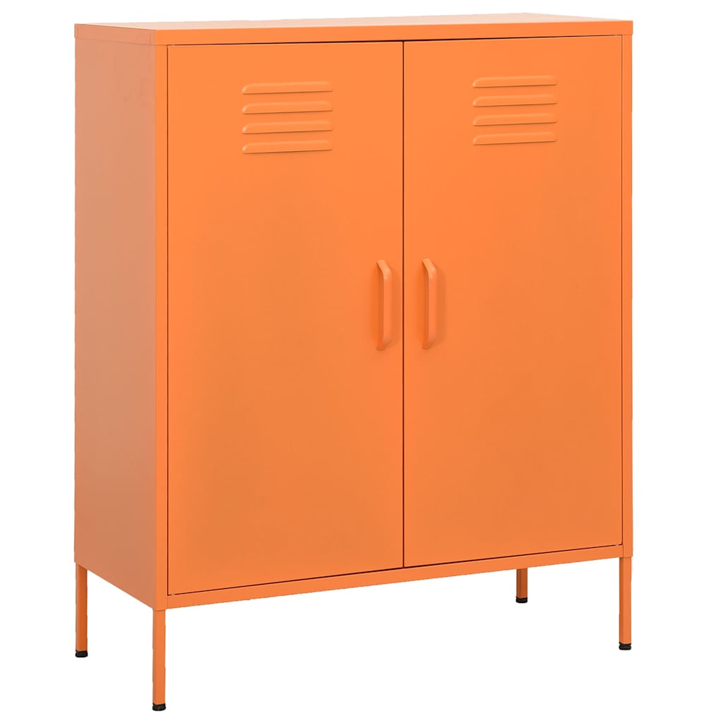 vidaXL Opbergkast 80x35x101,5 cm staal olijfgroen