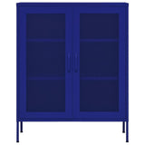 vidaXL Opbergkast 80x35x101,5 cm staal olijfgroen