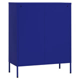 vidaXL Opbergkast 80x35x101,5 cm staal olijfgroen