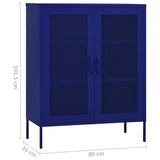 vidaXL Opbergkast 80x35x101,5 cm staal olijfgroen