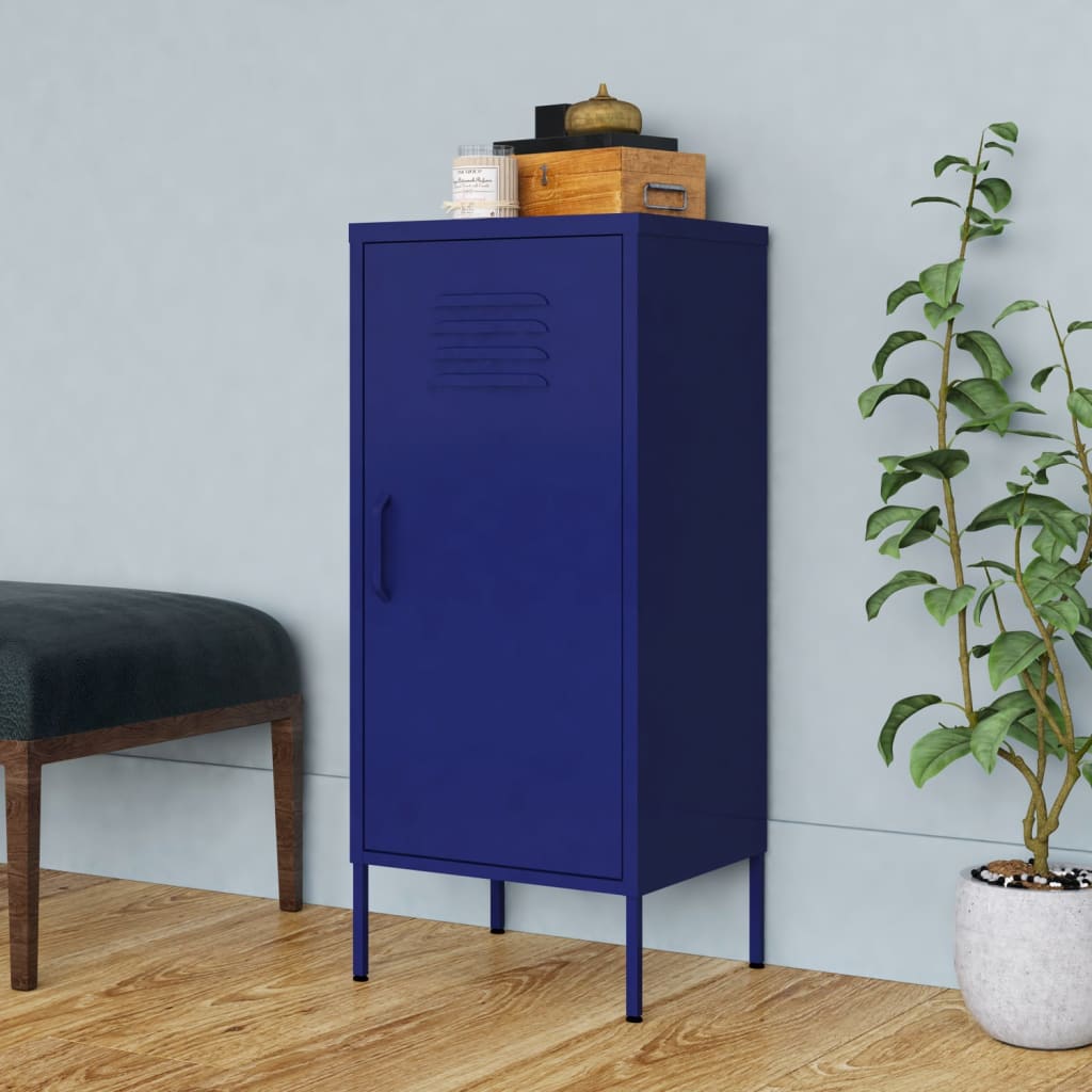 vidaXL Storage Cabinet 42.5x35x101.5 cm steel olive green