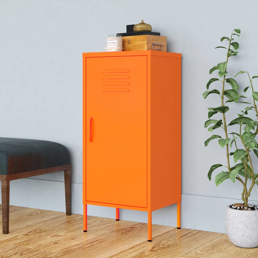 vidaXL Storage Cabinet 42.5x35x101.5 cm steel olive green