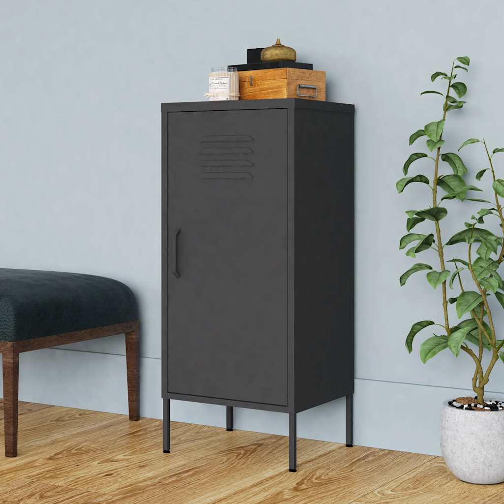 vidaXL Storage Cabinet 42.5x35x101.5 cm steel olive green