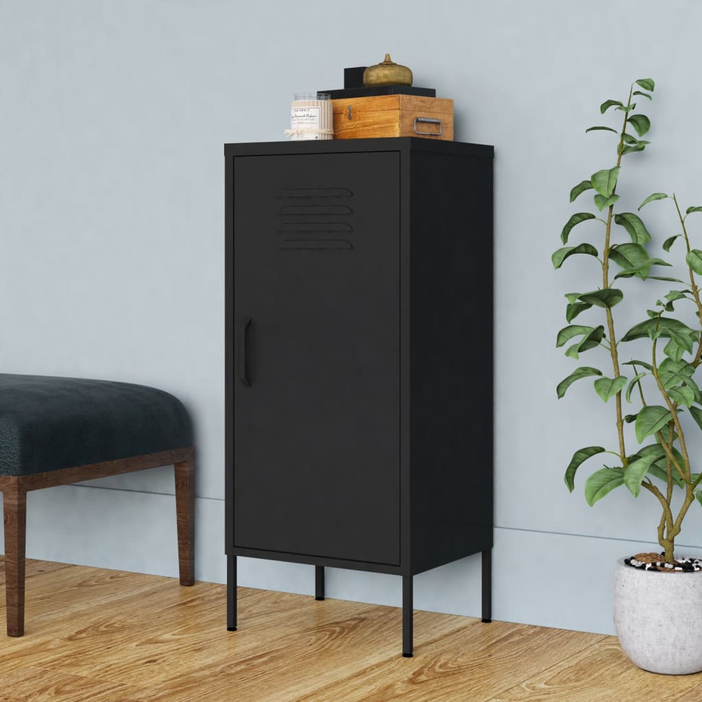 vidaXL Storage Cabinet 42.5x35x101.5 cm steel olive green
