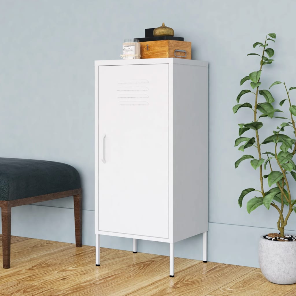 vidaXL Storage Cabinet 42.5x35x101.5 cm steel olive green