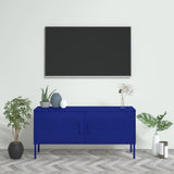 vidaXL TV Cabinet 105x35x50 cm Steel Olive Green