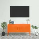 vidaXL TV Cabinet 105x35x50 cm Steel Olive Green