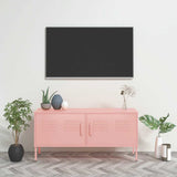 vidaXL TV Cabinet 105x35x50 cm Steel Olive Green