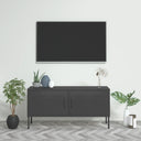 vidaXL TV Cabinet 105x35x50 cm Steel Olive Green