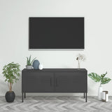 vidaXL TV Cabinet 105x35x50 cm Steel Olive Green