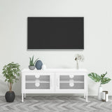 vidaXL Tv-meubel 105x35x50 cm staal olijfgroen