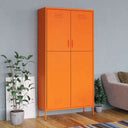 vidaXL Wardrobe 90x50x180 cm steel olive green
