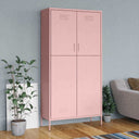 vidaXL Wardrobe 90x50x180 cm steel olive green