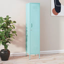 vidaXL Lockerkast 35x46x180 cm staal olijfgroen