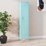 vidaXL Lockerkast 35x46x180 cm staal olijfgroen
