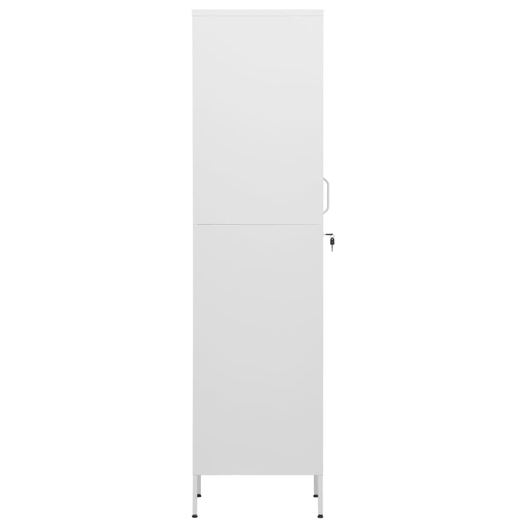 vidaXL Lockerkast 35x46x180 cm staal olijfgroen