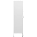vidaXL Lockerkast 35x46x180 cm staal olijfgroen