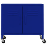 vidaXL Storage Cabinet 60x35x56 cm Steel Olive Green