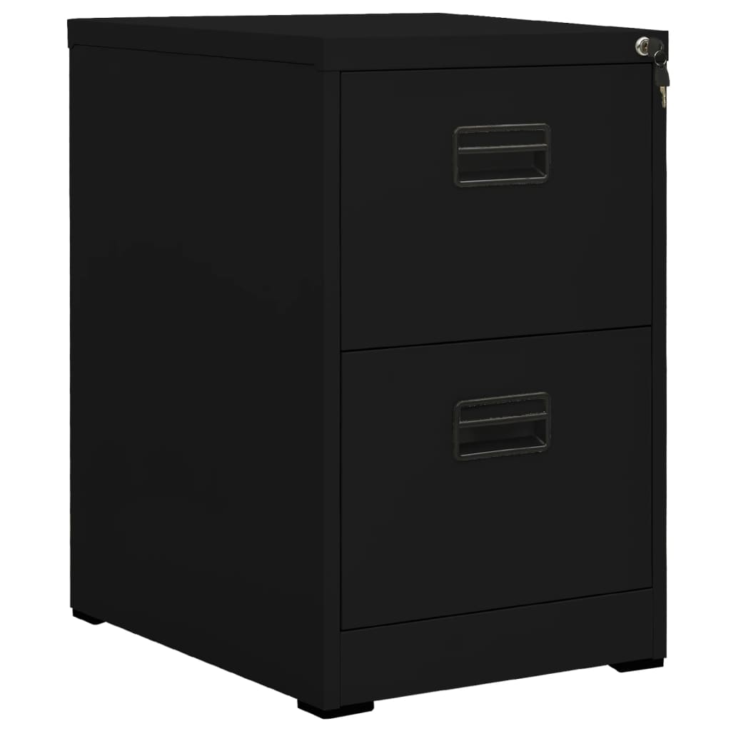 vidaXL Filing Cabinet 46x62x72.5 cm steel white