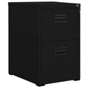 vidaXL Filing Cabinet 46x62x72.5 cm steel white