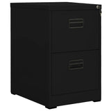 vidaXL Filing Cabinet 46x62x72.5 cm steel white