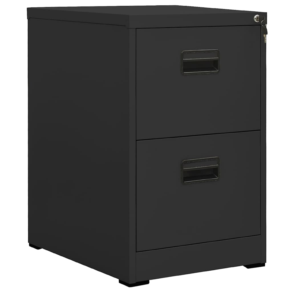 vidaXL Filing Cabinet 46x62x72.5 cm steel white