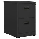 vidaXL Filing Cabinet 46x62x72.5 cm steel white