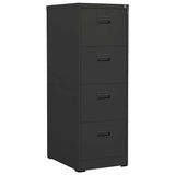vidaXL Filing Cabinet 46x62x72.5 cm steel white