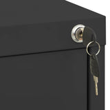 vidaXL Filing Cabinet 46x62x72.5 cm steel white