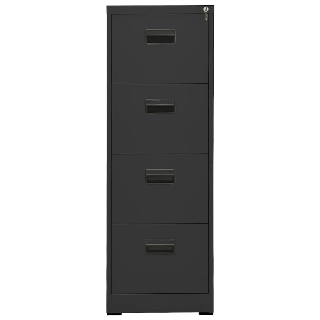 vidaXL Filing Cabinet 46x62x72.5 cm steel white