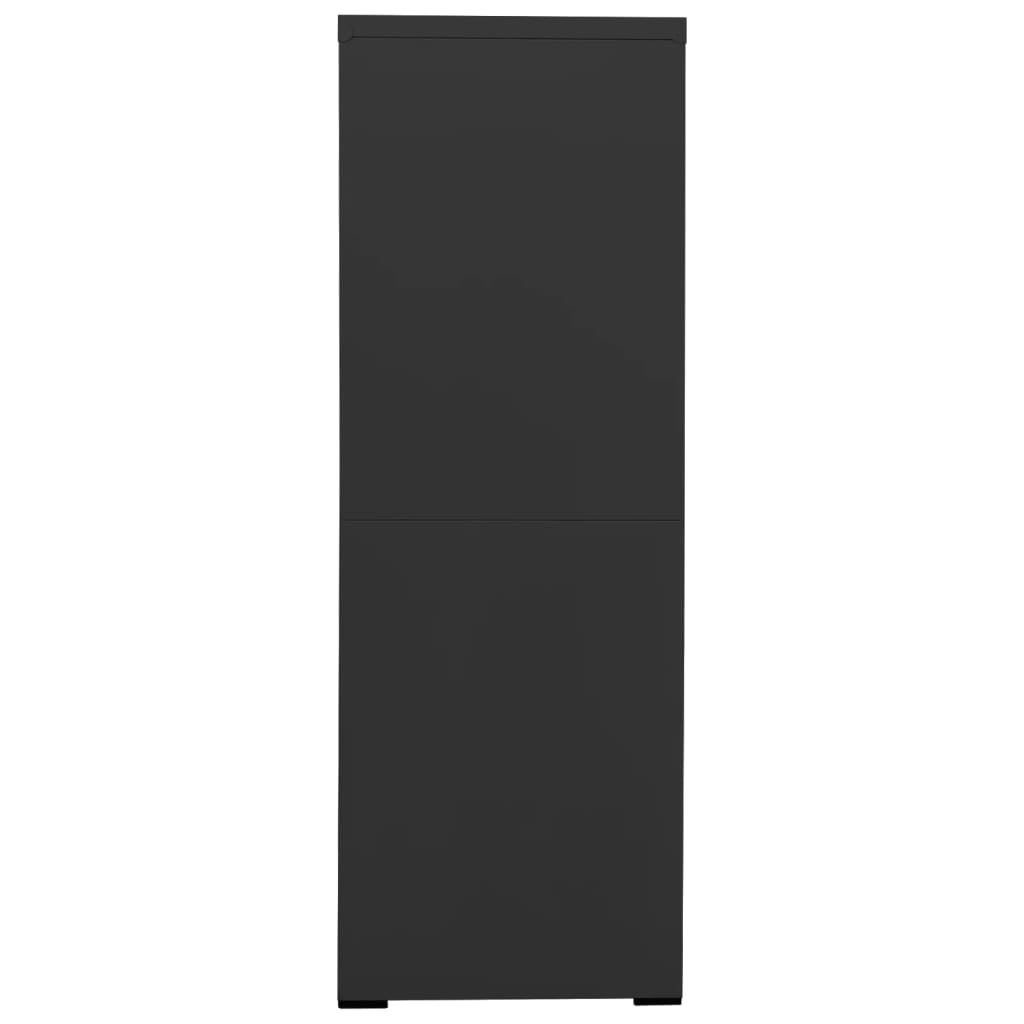 vidaXL Archiefkast 90x46x72,5 cm staal wit