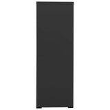 vidaXL Archiefkast 90x46x72,5 cm staal wit