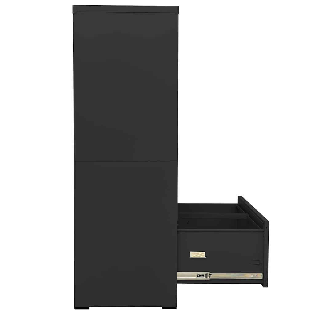 vidaXL Archiefkast 90x46x72,5 cm staal wit