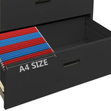 vidaXL Archiefkast 90x46x72,5 cm staal wit