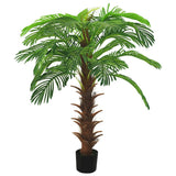 vidaXL Artificial plant with pot cycas palm 90 cm green