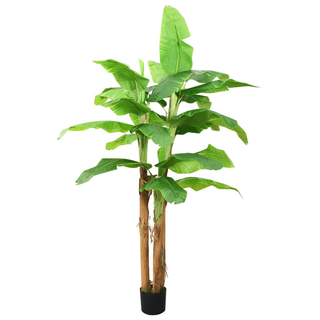 vidaXL Kunstboom met pot banaan 180 cm groen