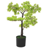 vidaXL Kunstplant met pot pinus bonsai 60 cm groen