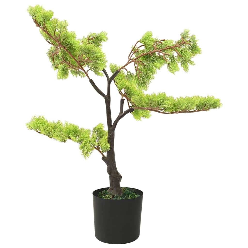 vidaXL Kunstplant met pot pinus bonsai 60 cm groen