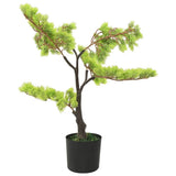 vidaXL Kunstplant met pot pinus bonsai 60 cm groen