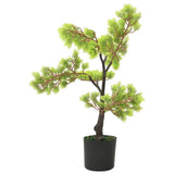 vidaXL Kunstplant met pot pinus bonsai 60 cm groen