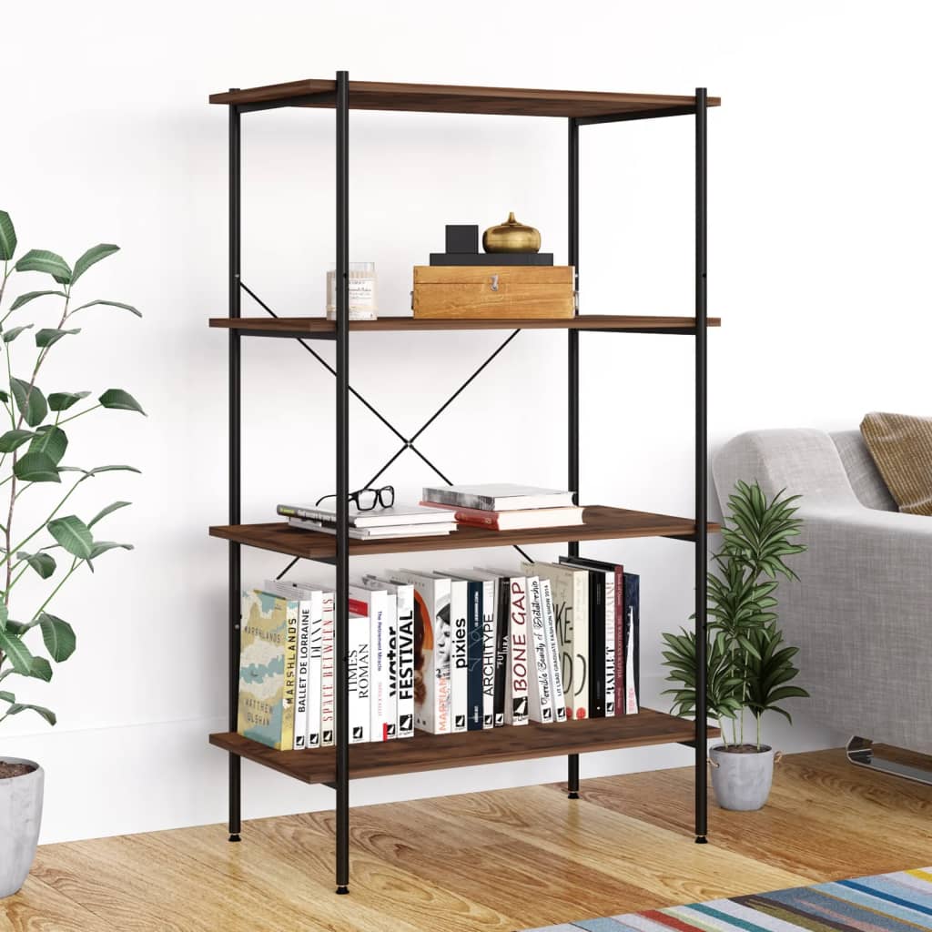 vidaXL Opbergrek 3-laags 80x40x92 cm zwart