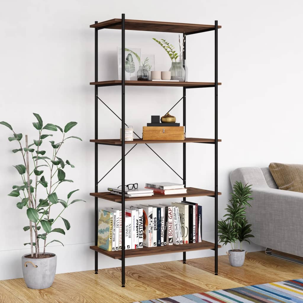 vidaXL Opbergrek 3-laags 80x40x92 cm zwart