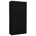 vidaXL Kantoorkast 90x40x180 cm staal wit
